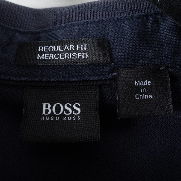 Hugo Boss Regular Fit Mercerised-Cotton Polo Shirt Men's Medium - Picture 5 of 6